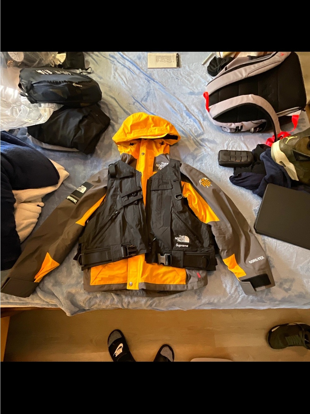Supreme x The North Face RTG Jacket + Vest Gold Yellow